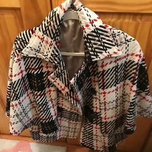 Steve Madden Wool Blend Cape Coat